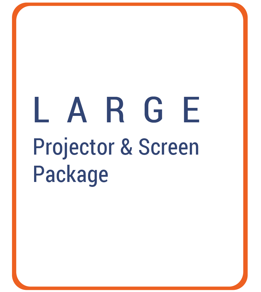 Boston Projector Rentals - Hover Large Projector and Screen Package