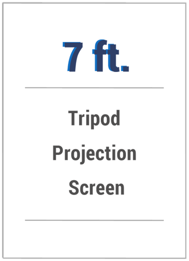 Boston Projector Rentals- 7' Tripod Screen Hover