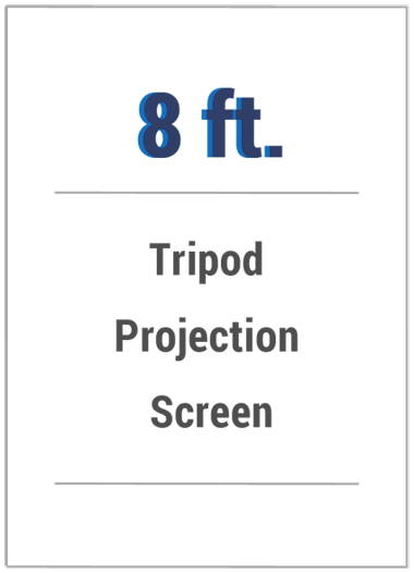 Boston Projector Rentals- 8' Tripod Screen Hover